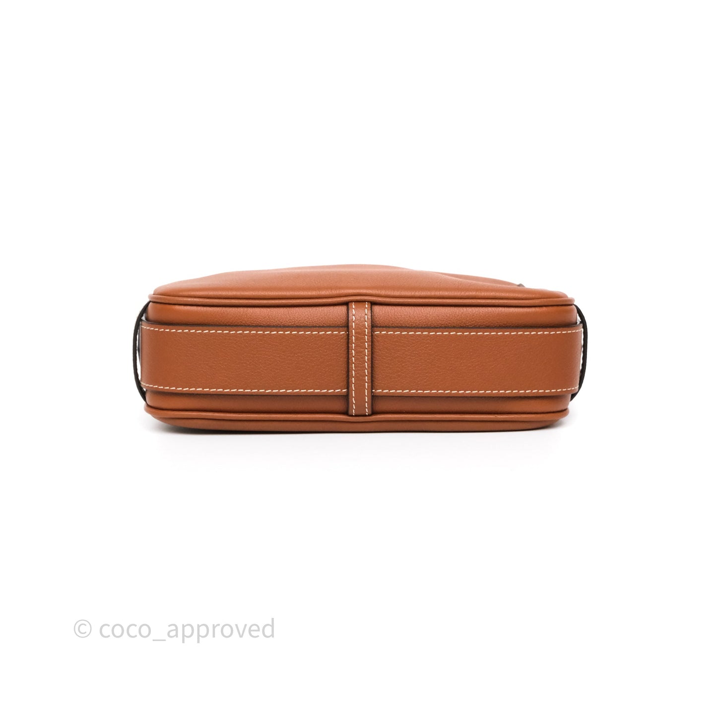 Celine Mini Romy Shoulder Bag Tan Calfskin Gold Hardware