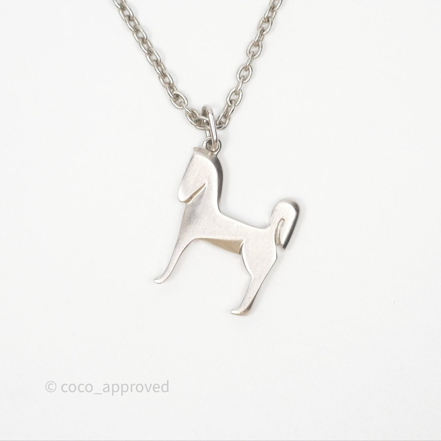 Hermès Panache Necklace Brushed Palladium Hardware
