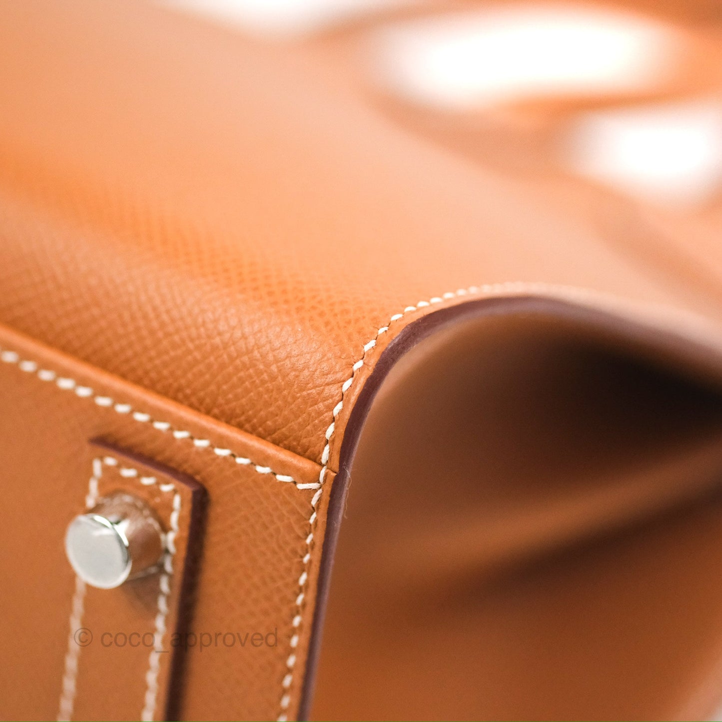 Hermès Birkin 30 Sellier Gold Epsom Palladium Hardware