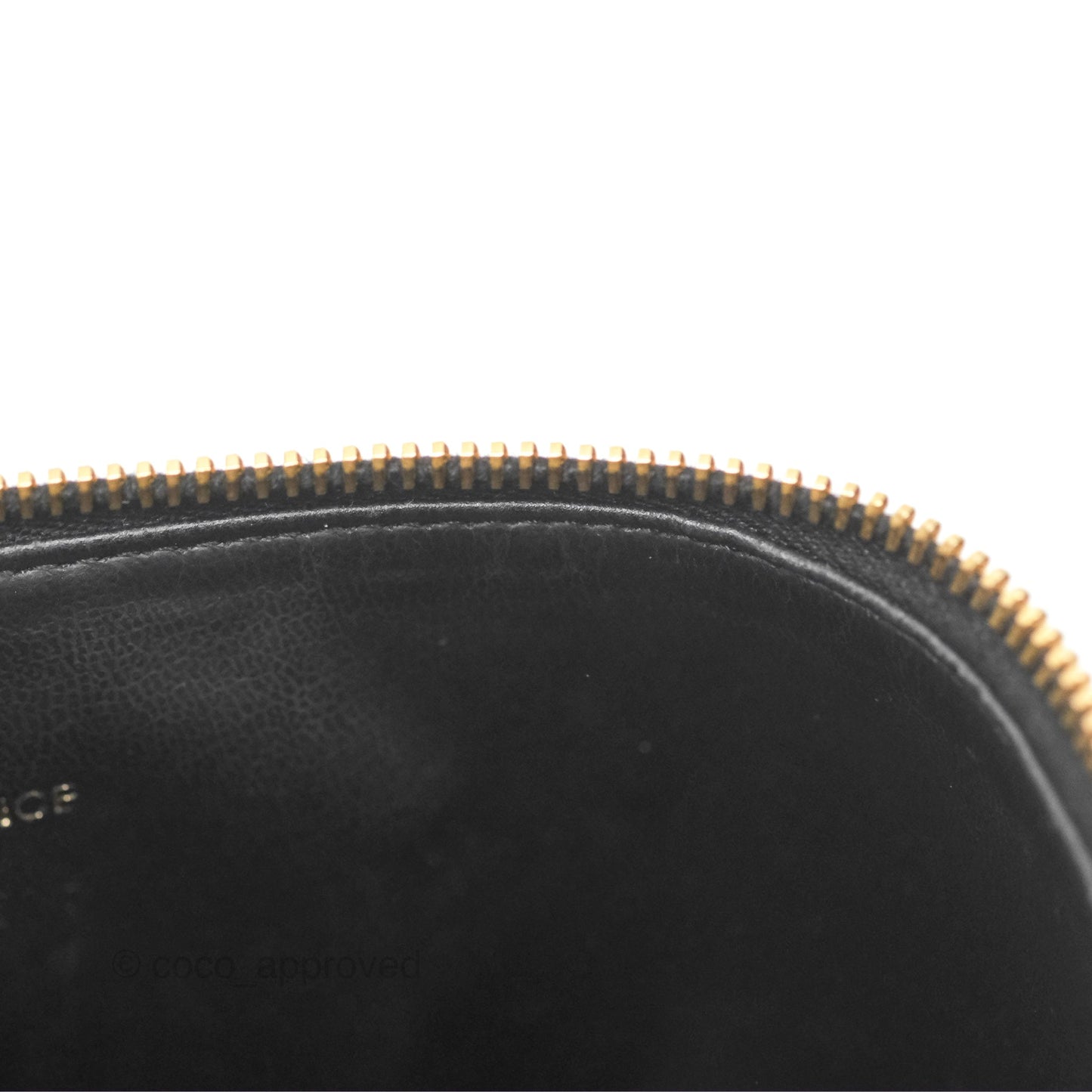 Chanel Vintage Vanity Case Black Caviar Gold Hardware