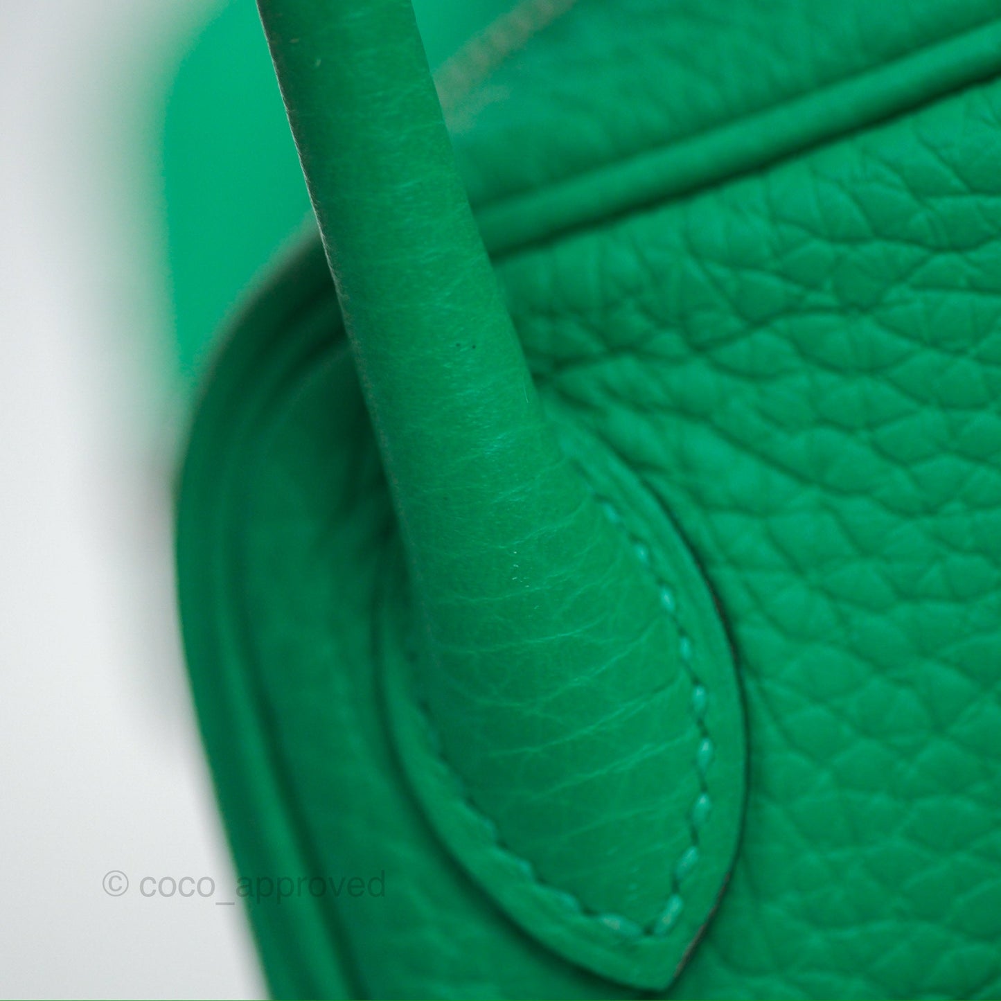 Hermès Mini Lindy 20 Menthe 6W Clemence Palladium Hardware