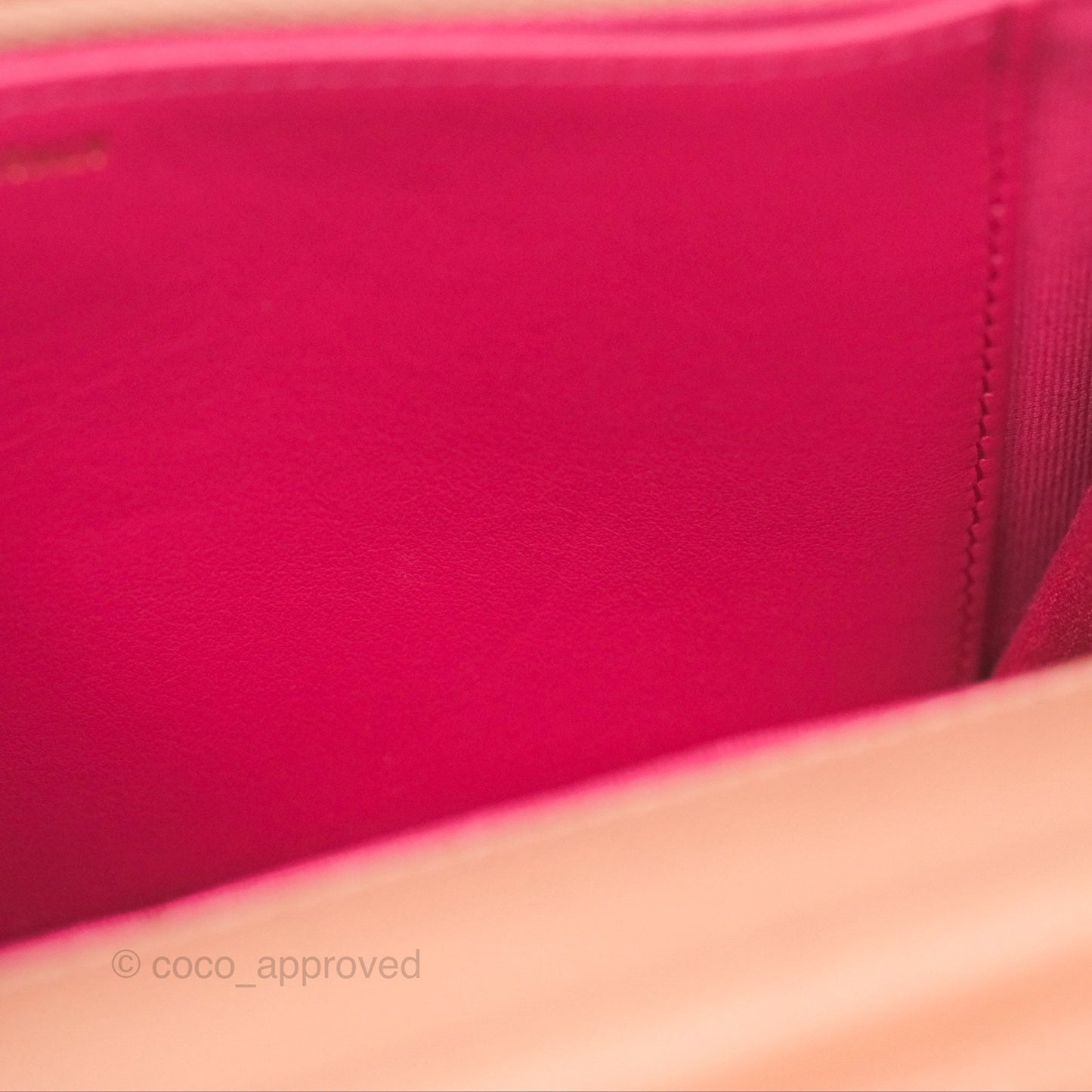 Chanel Quilted Wallet On Chain WOC Rosy Beige Caviar Gold Hardware