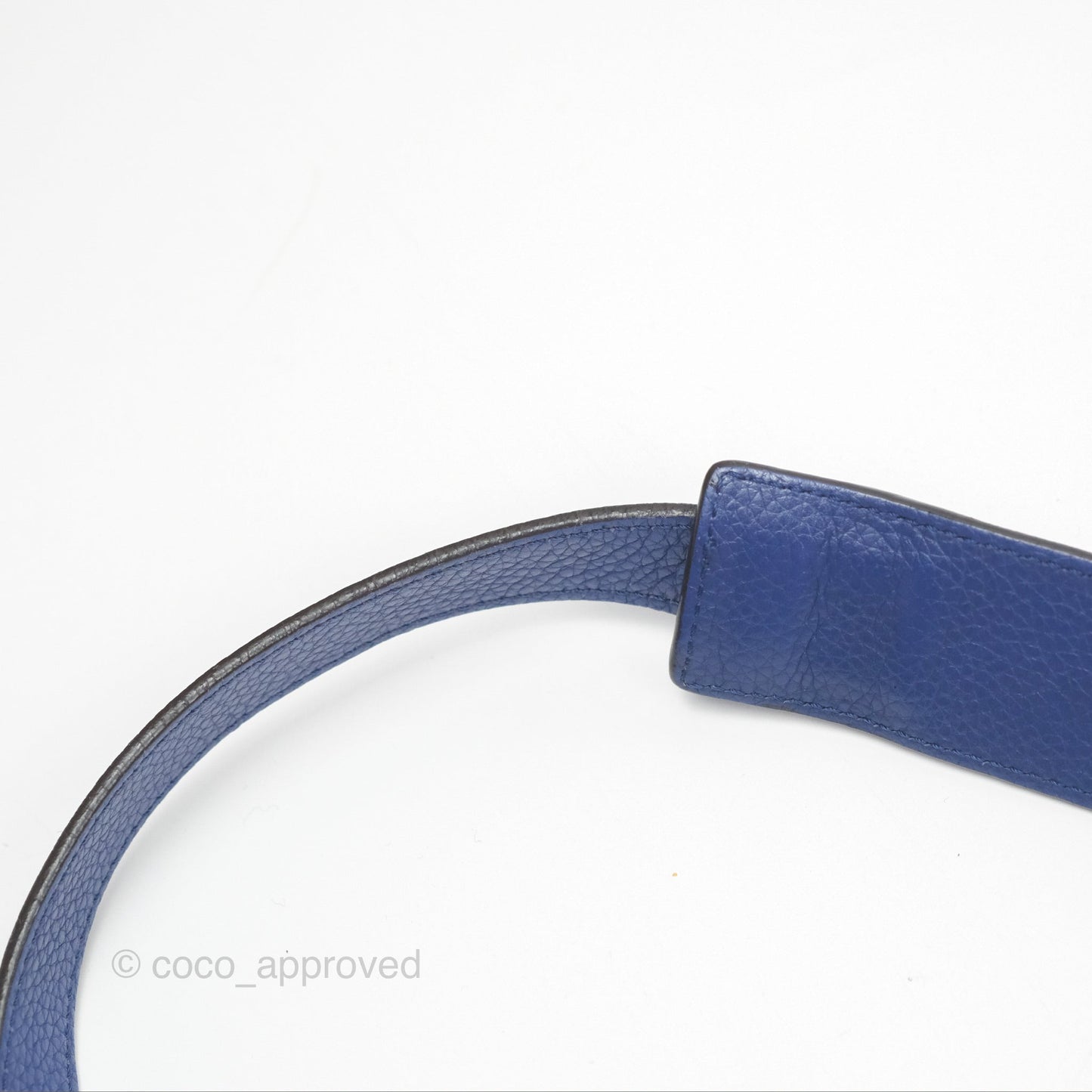 Celine Small Sleek Trapeze Blue Calfskin