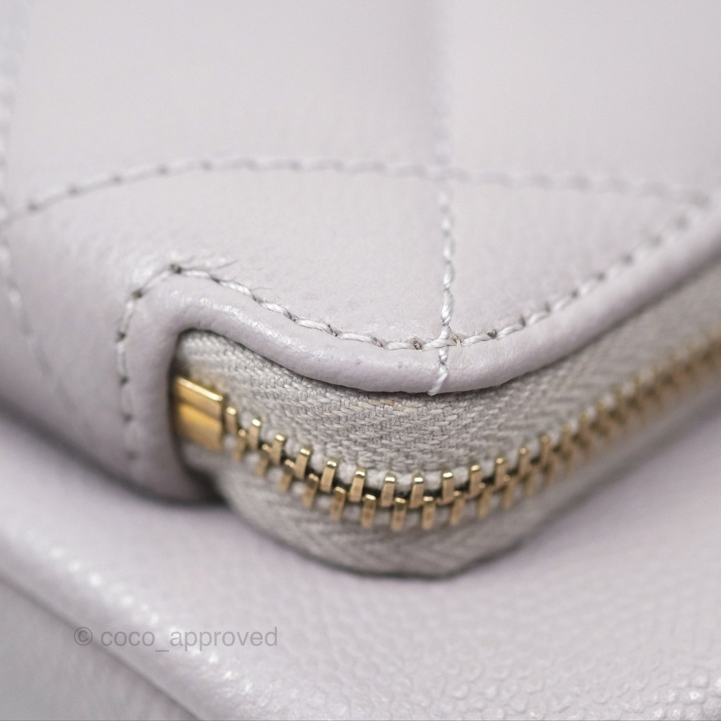 Chanel Mini Business Affinity Backpack Grey Caviar Gold Hardware 22B