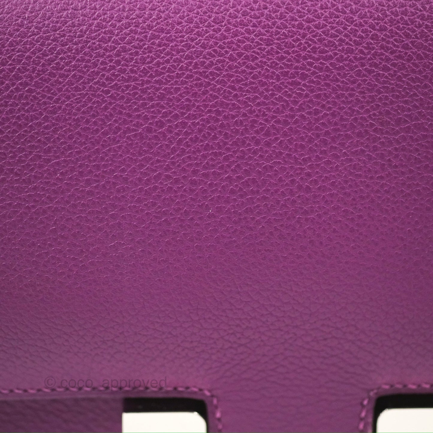 Hermès Constance Mini 18cm Anemone Evercolor Palladium Hardware