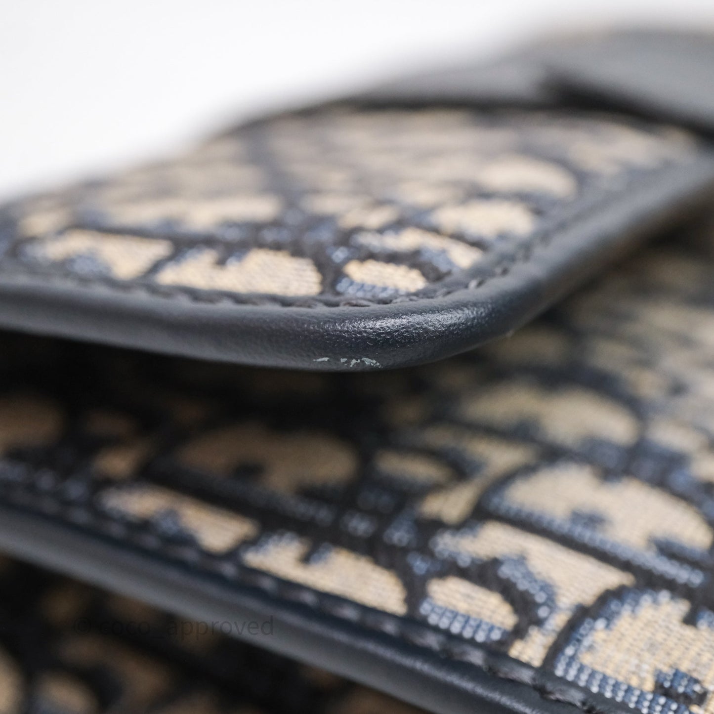 Christian Dior 30 Montaigne Bag Blue Dior Oblique Jacquard Dior