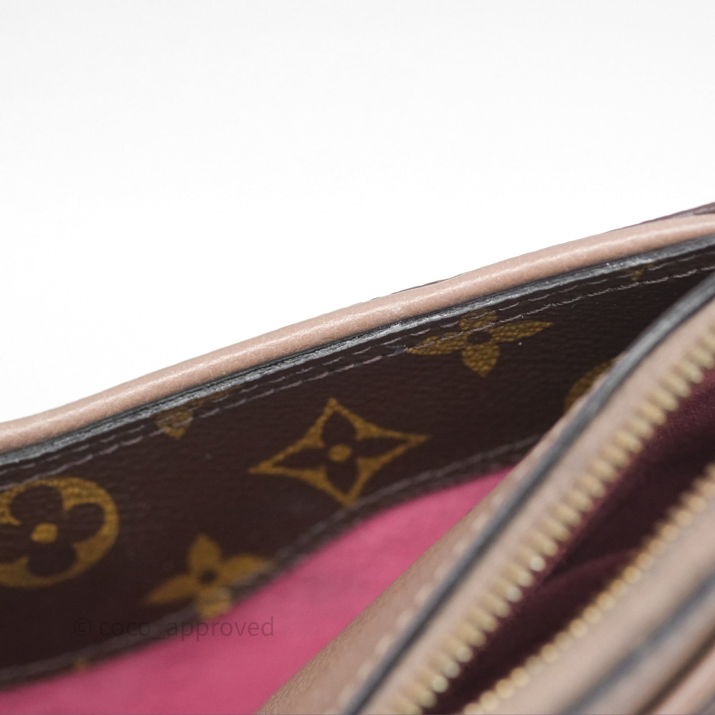 Louis Vuitton Pallas BB Monogram Full Taupe Glace