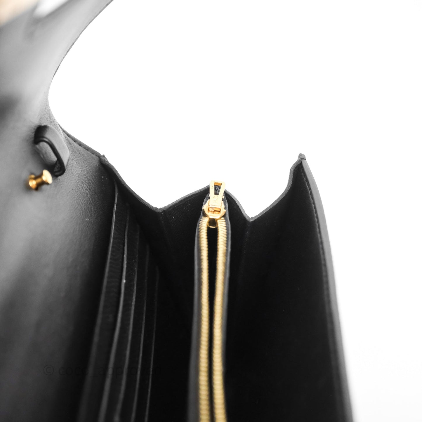 Hermès Constance Long To Go Wallet Black Noir 89 Epsom Rose Gold Hardware