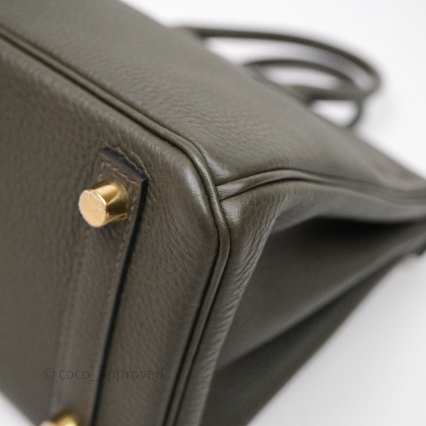 Hermès Birkin 25 Vert De Gris Togo Gold Hardware