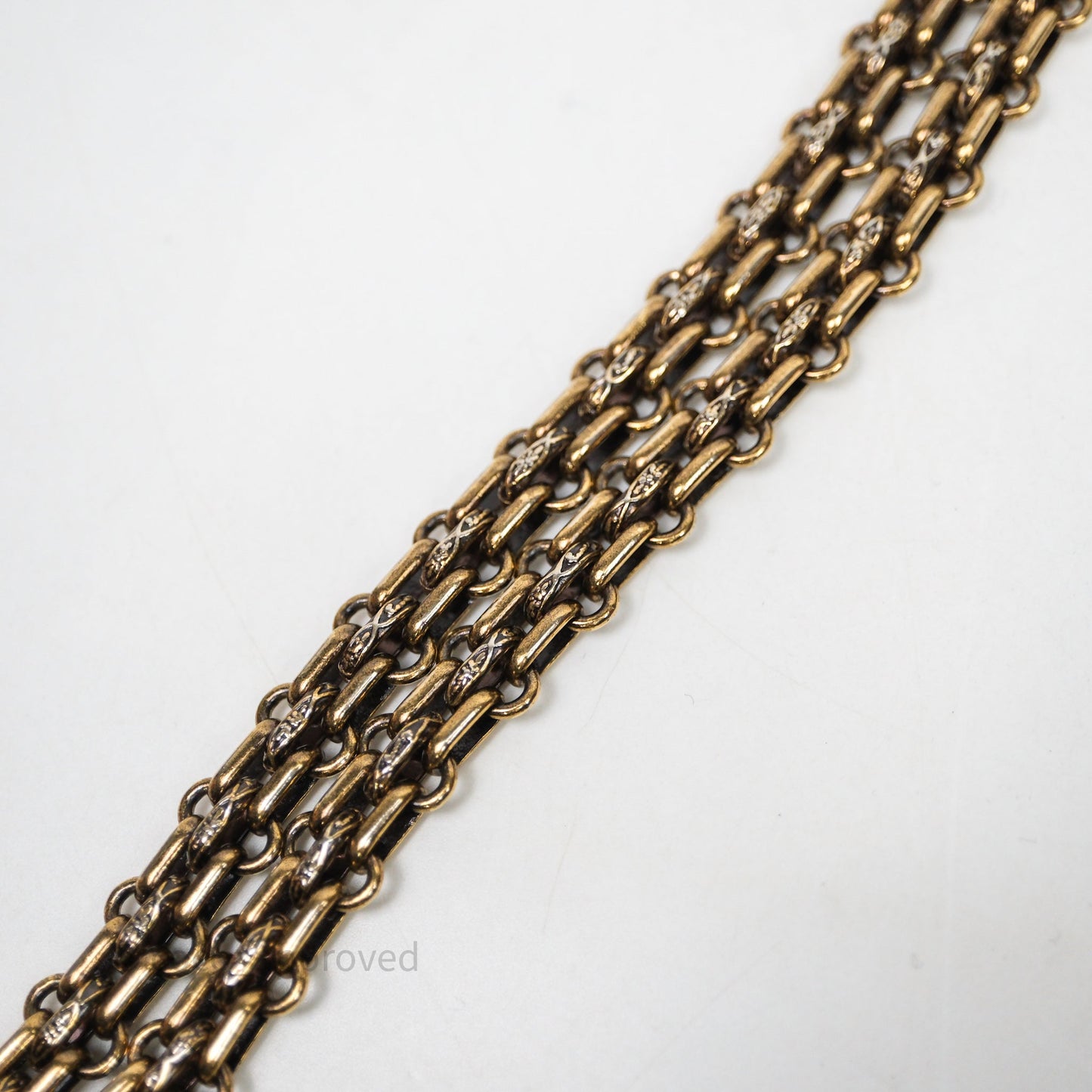 Chanel Reissue 225 Flap Houndstooth Beige Black Fabric Antique Gold Hardware