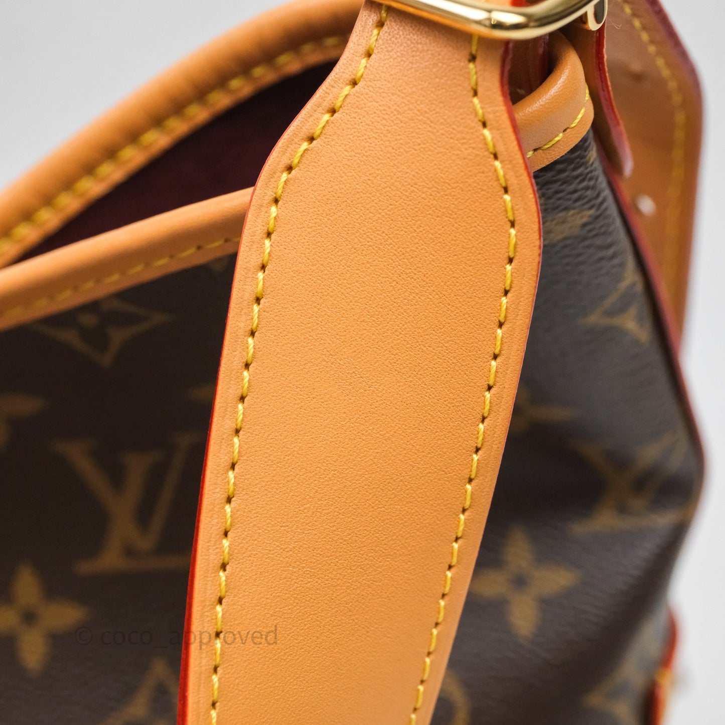 Louis Vuitton Carry All PM Shoulder Bag Monogram Canvas