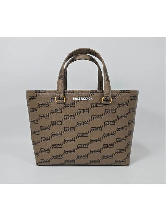 Luxury Balenciaga Signature BB Monogram Small Shopper Bag
