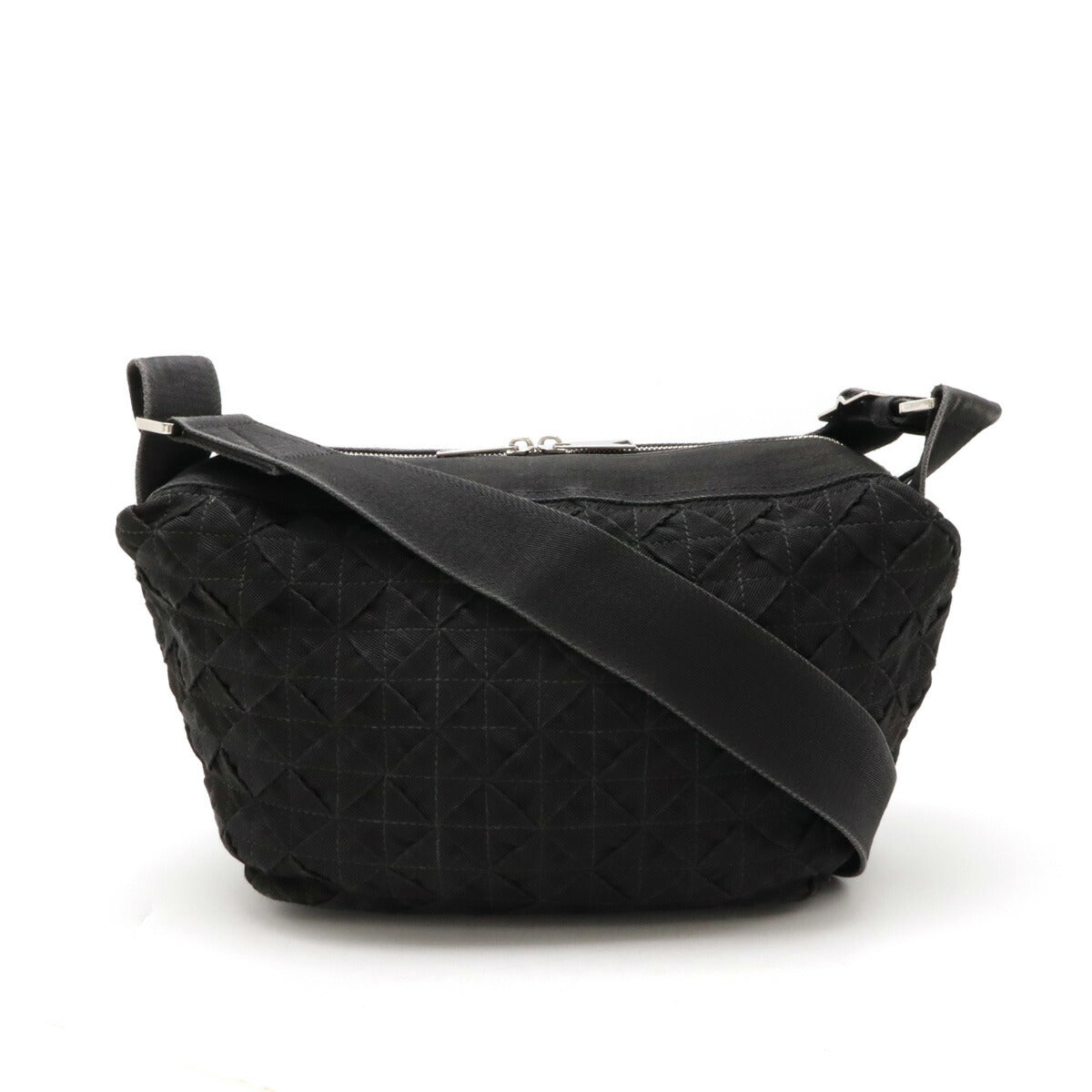 Luxury Bottega Veneta Intrecciato Canvas Shoulder Bag