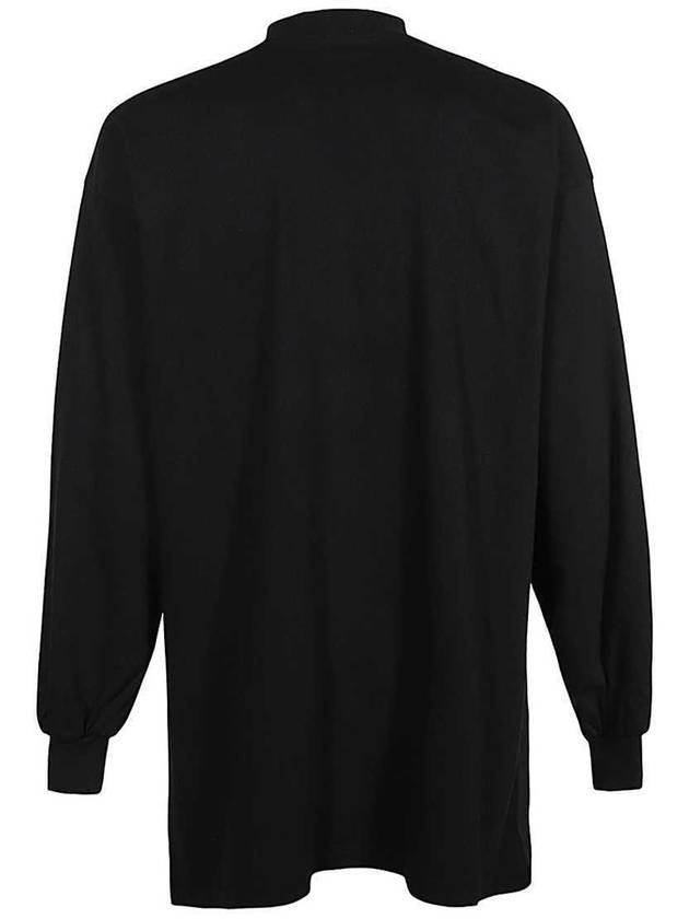 Luxury Balenciaga Embroidered Logo Sweatshirt Black