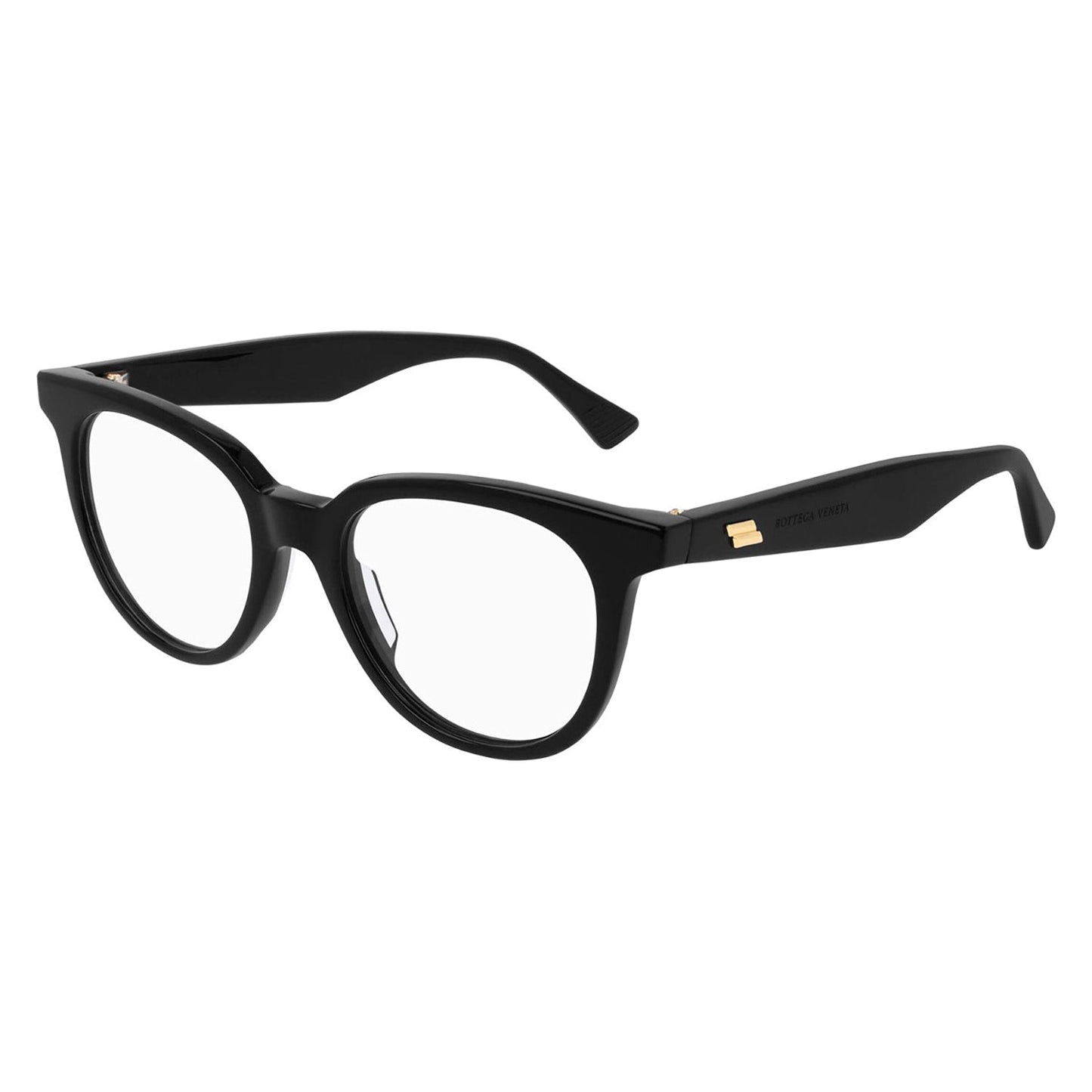Luxury Bottega Veneta BV1020O 001 Round Eyeglasses