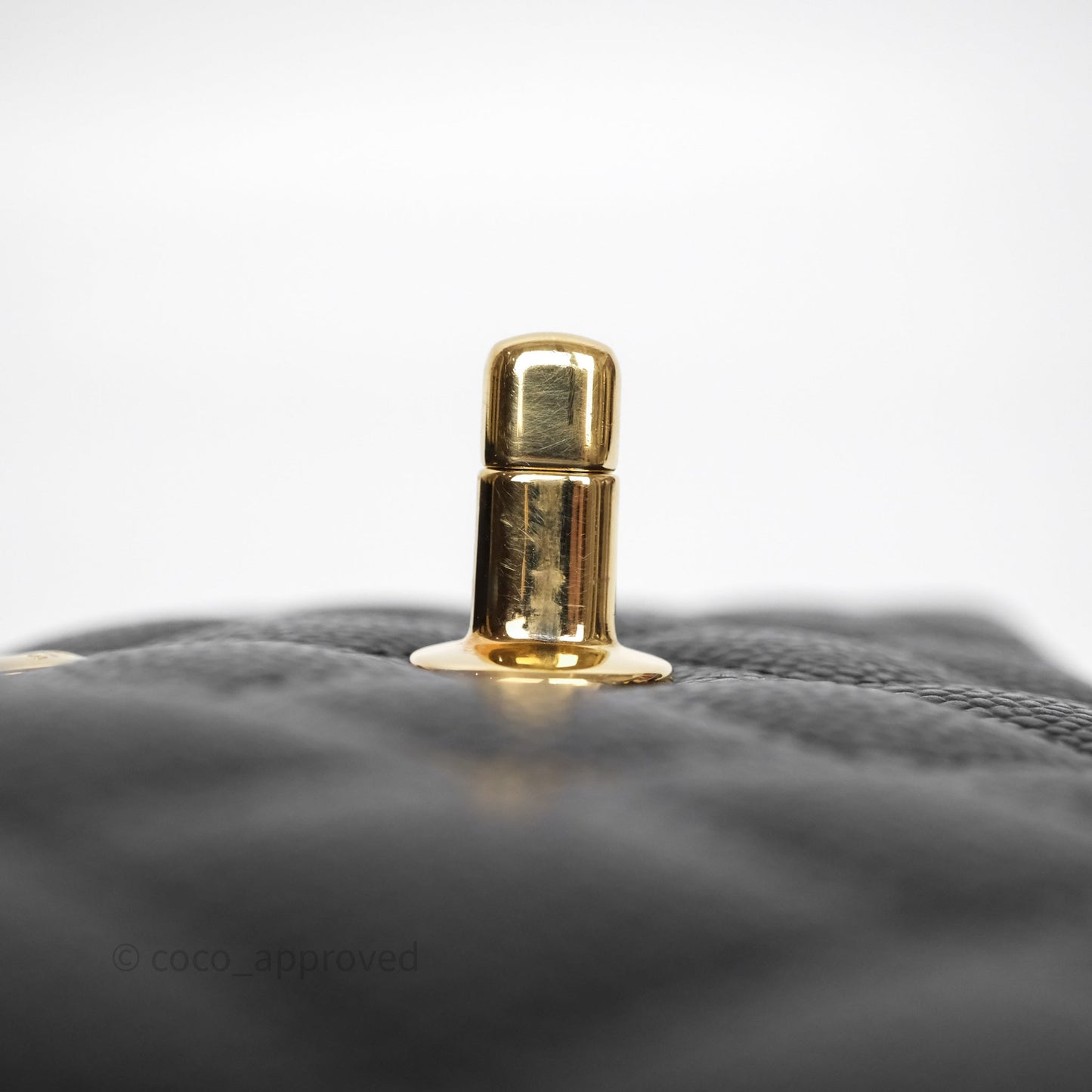 Chanel Small Classic Flap Quilted Black Caviar Gold Hardware