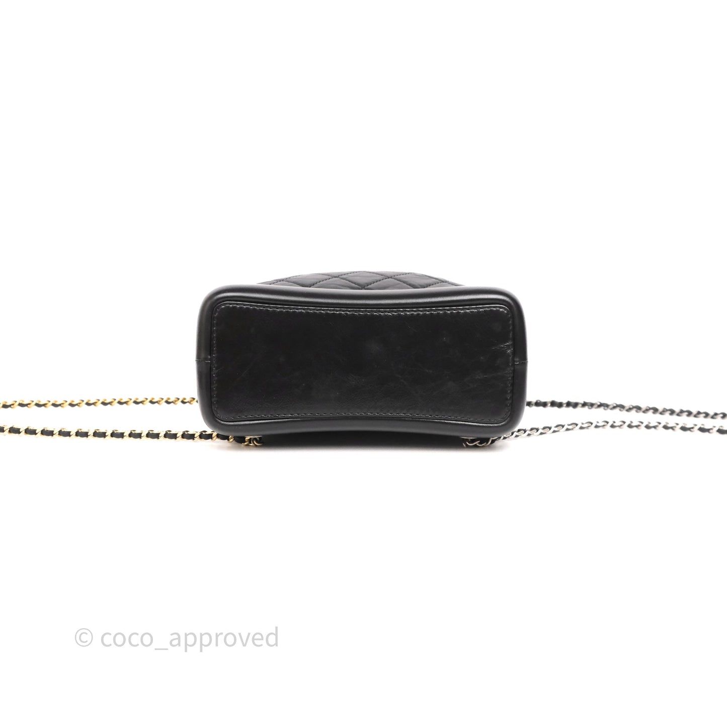 Chanel Small Gabrielle Backpack Black Aged Calfskin