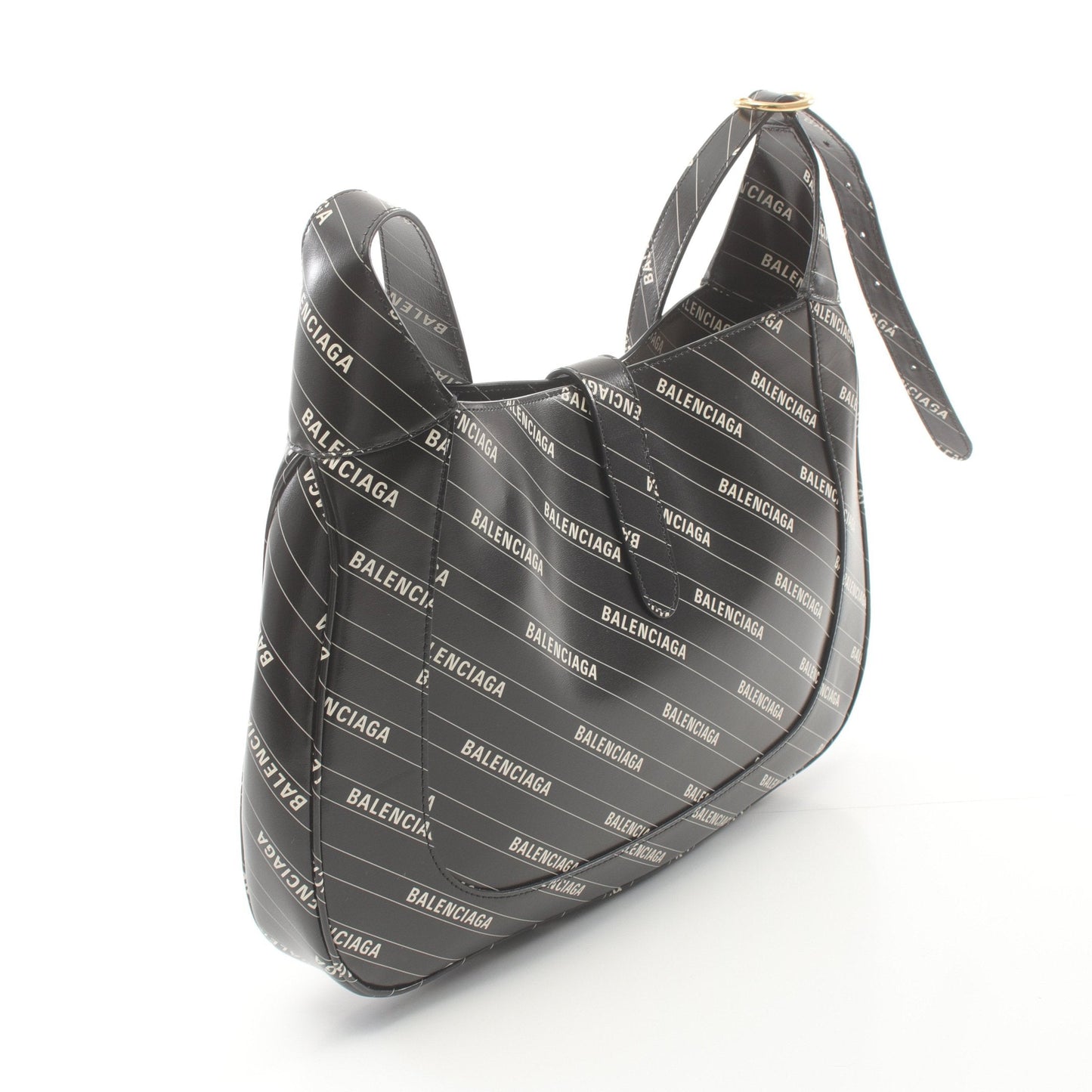 Luxury Gucci Trending 2025 BALENCIAGA * Luxury Gucci Trending 2025 Hacker Jackie 1961 Shoulder bag Leather Black White