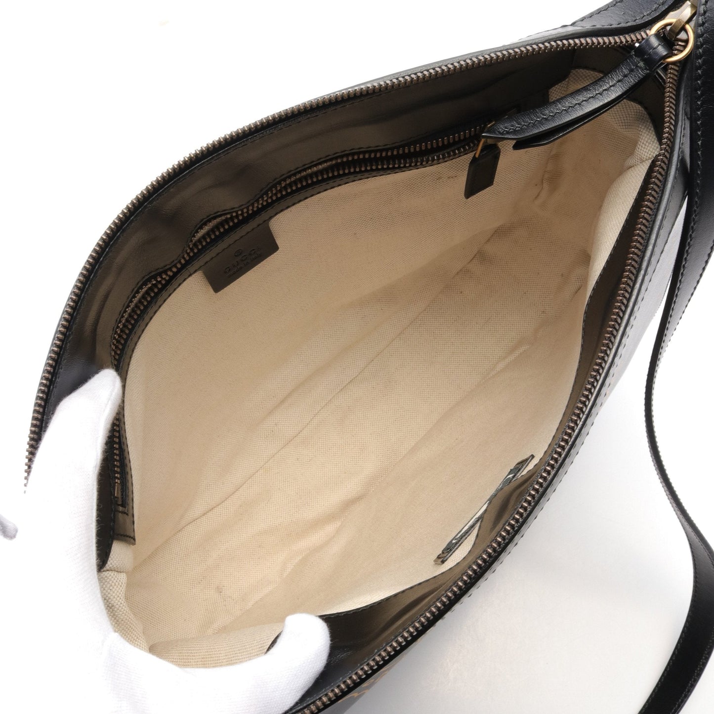Luxury Gucci Trending 2025 Luxury Gucci Trending 2025 * MLB LA ANGELS Shoulder bag Leather Black