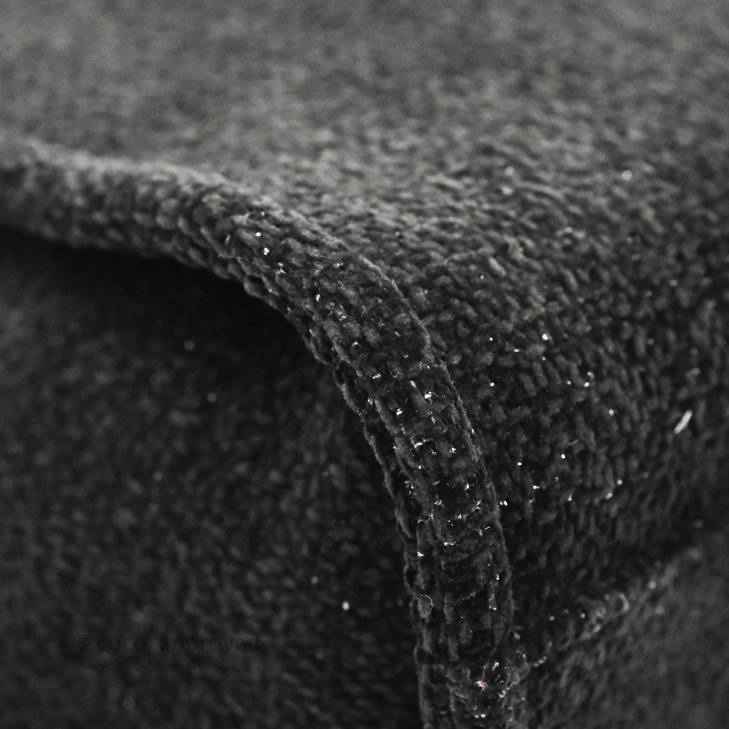 Chanel Large Deauville Black Glitter Lurex
