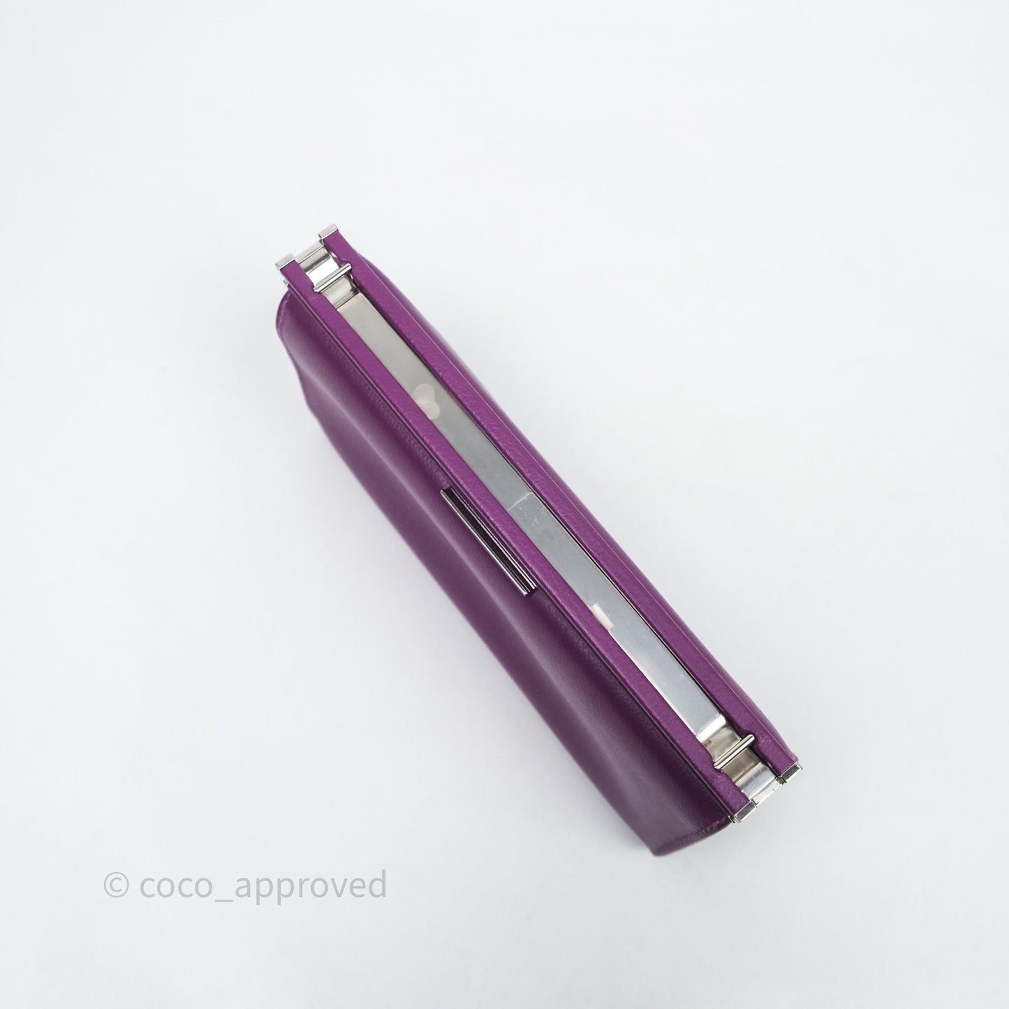 Hermes Clic H Bag Anemone P9 Veau Evercolor Palladium Hardware