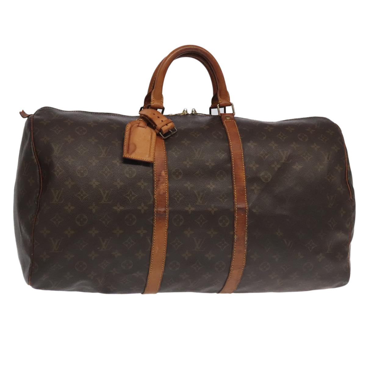 LOUIS VUITTON Monogram Keepall 55 Boston Bag M41424 LV 94115