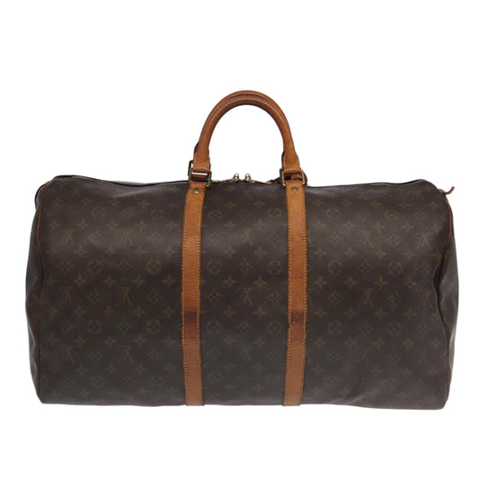 LOUIS VUITTON Monogram Keepall 55 Boston Bag M41424 LV 94115