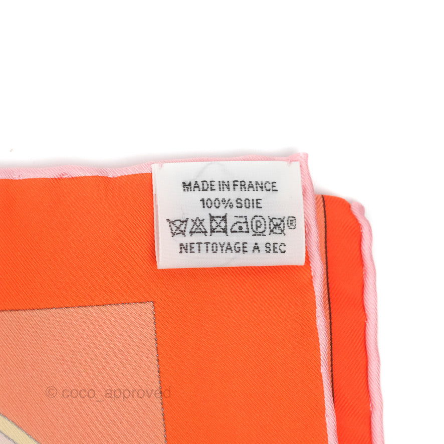 Hermès Springs Springs Silk Scarf 90