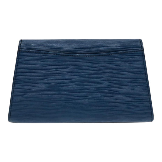 LOUIS VUITTON Epi Art Deco Clutch Bag Blue M52635 LV 94168