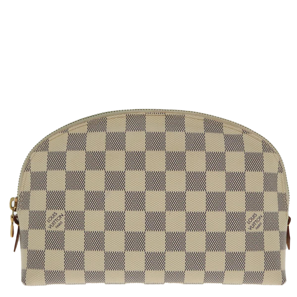 LOUIS VUITTON Damier Azur Pochette Cosmetic GM Pouch N23346 LV 94178