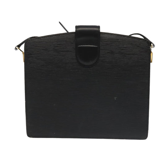 LOUIS VUITTON Epi Capuchin Shoulder Bag Black M52342 LV 94182