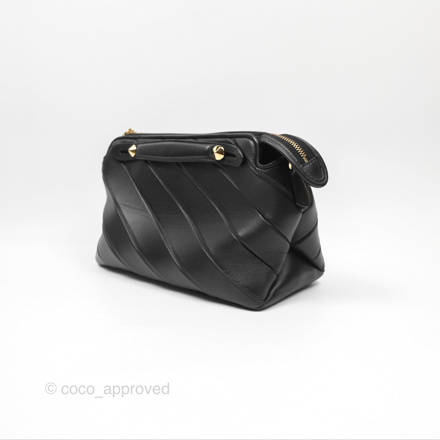 Fendi Medium By The Way Vit. Dolce Bag Black