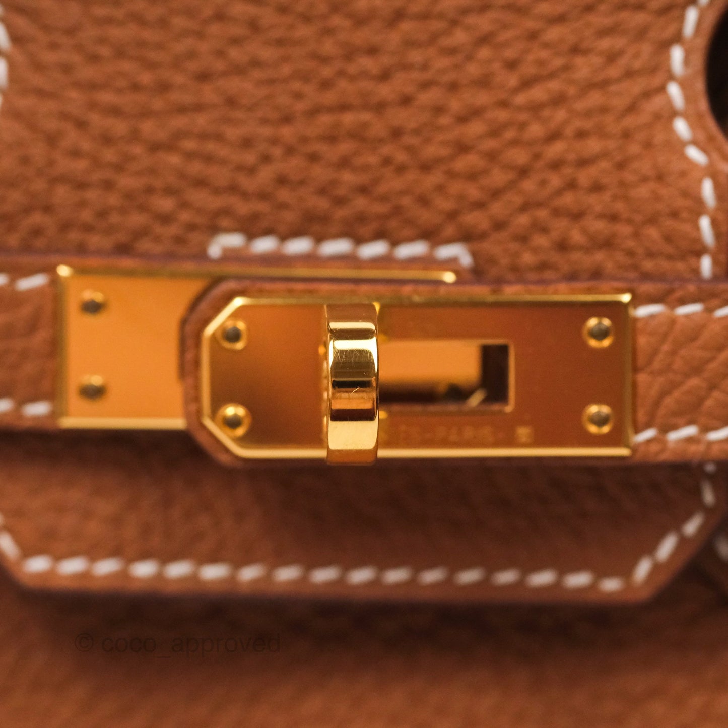 Hermes Retourne Birkin 25 Gold 37 Togo Gold Hardware