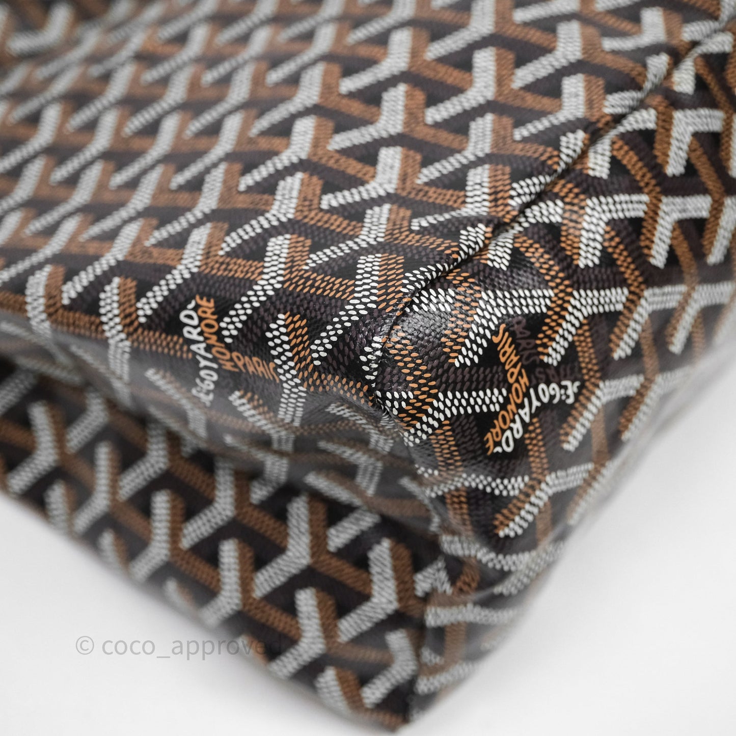 Goyard Bohème Hobo Bag Black & Tan