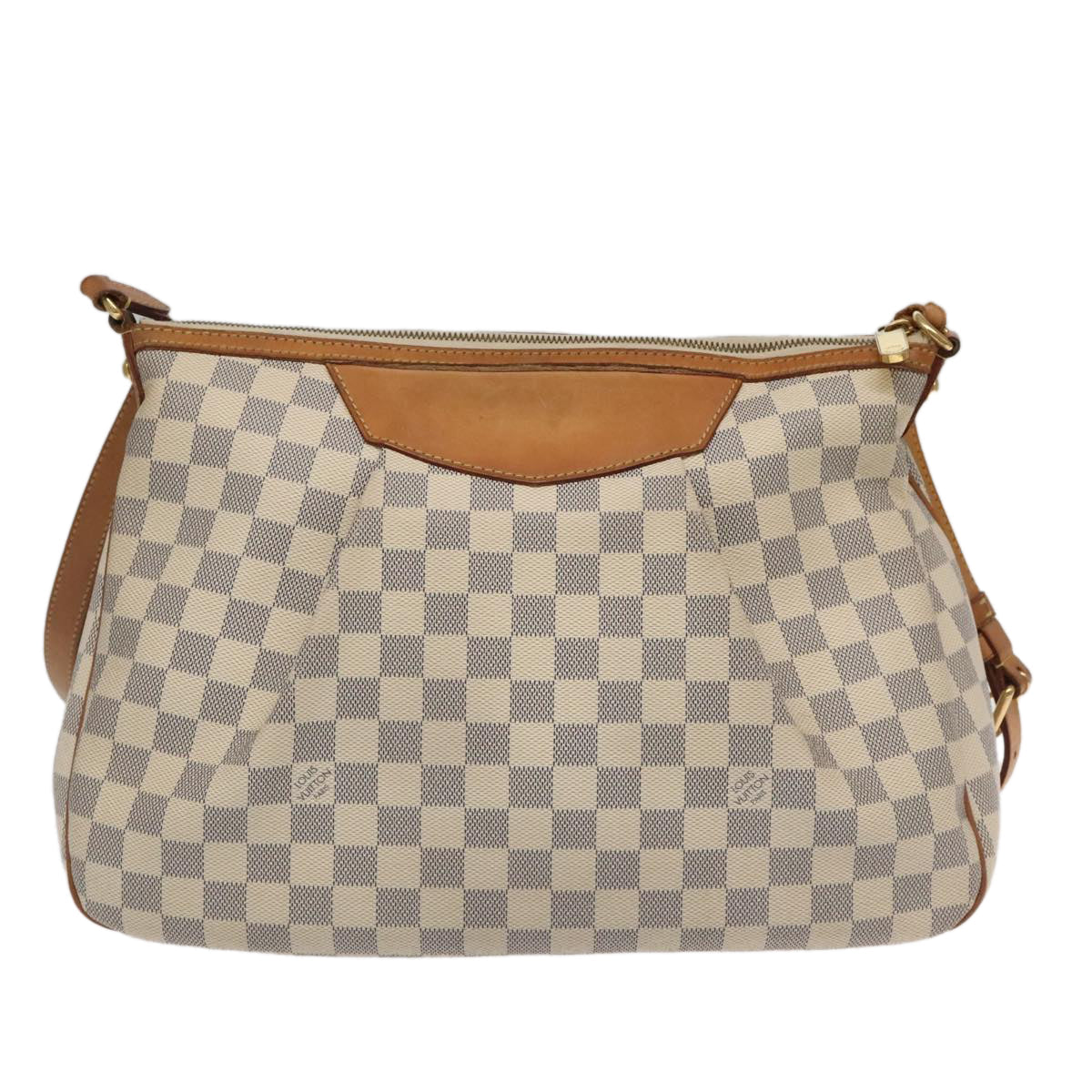 LOUIS VUITTON Damier Azur Siracusa MM Shoulder Bag N41112 LV 94208