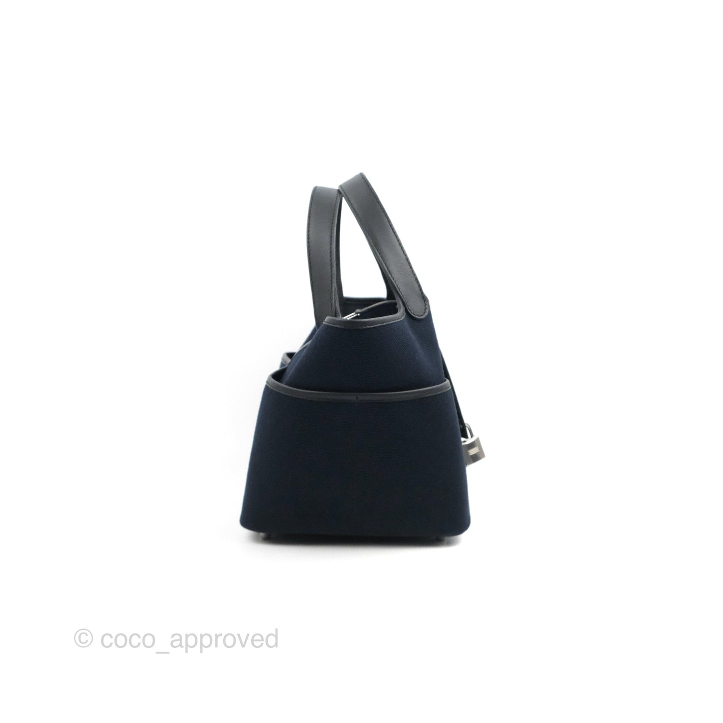Hermes Picotin Lock 18 Pockets Bleu Marine Black Palladium Hardware