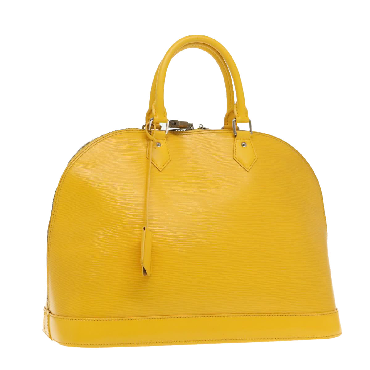 LOUIS VUITTON Epi Alma GM Hand Bag Yellow Citron M40629 LV 94224