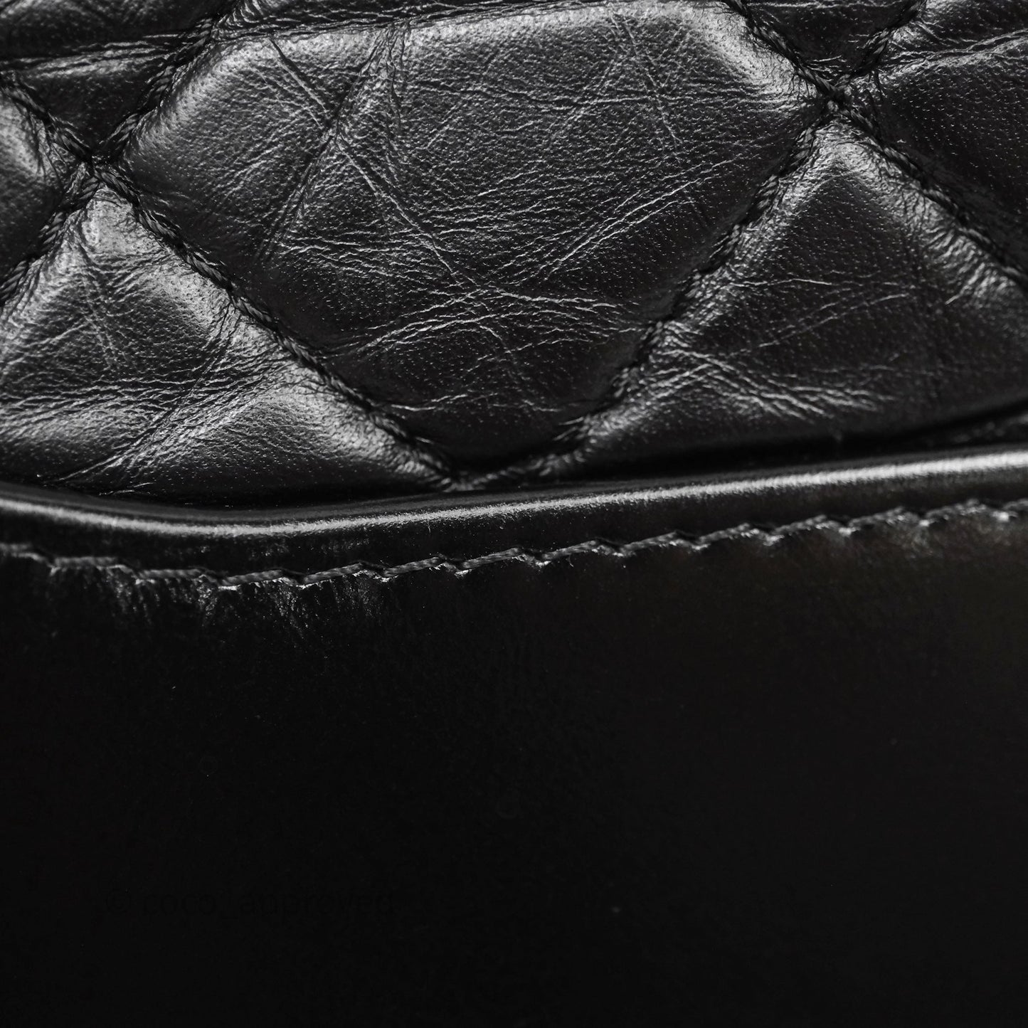 Chanel New Medium Gabrielle Hobo Quilted Black Aged Calfskin