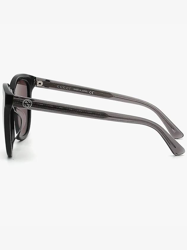 Luxury Gucci Trending 2025 Eyewear Women's Round Acetate Sunglasses Black Grey
