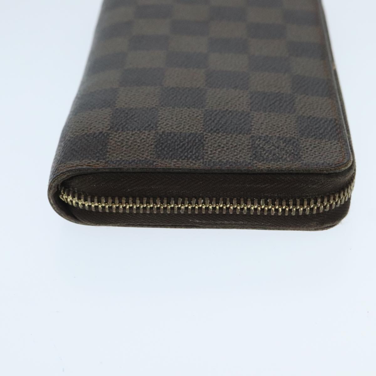 LOUIS VUITTON Damier Ebene Zippy Wallet Long Wallet N41661 LV 94256