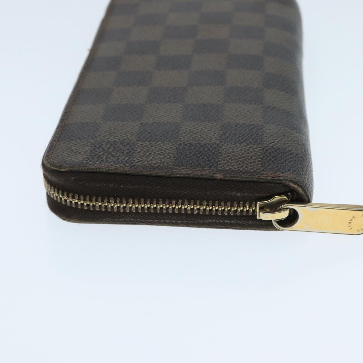 LOUIS VUITTON Damier Ebene Zippy Wallet Long Wallet N41661 LV 94256