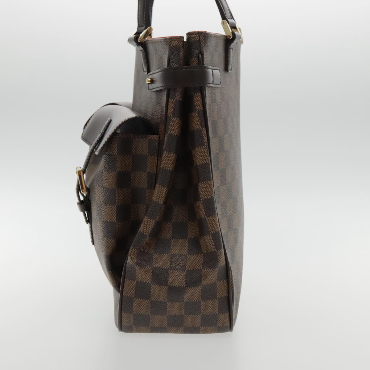 LOUIS VUITTON Damier Ebene Uzes Tote Bag N51128 LV 94263A