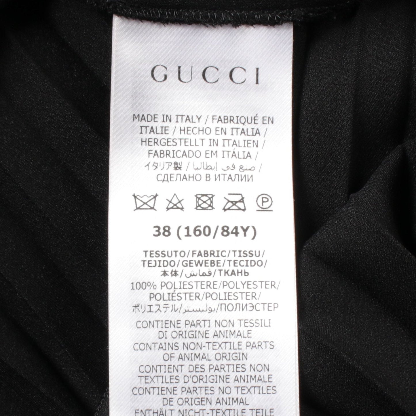 Luxury Gucci Trending 2025 One piece Pleats Ribbon Light beige Black