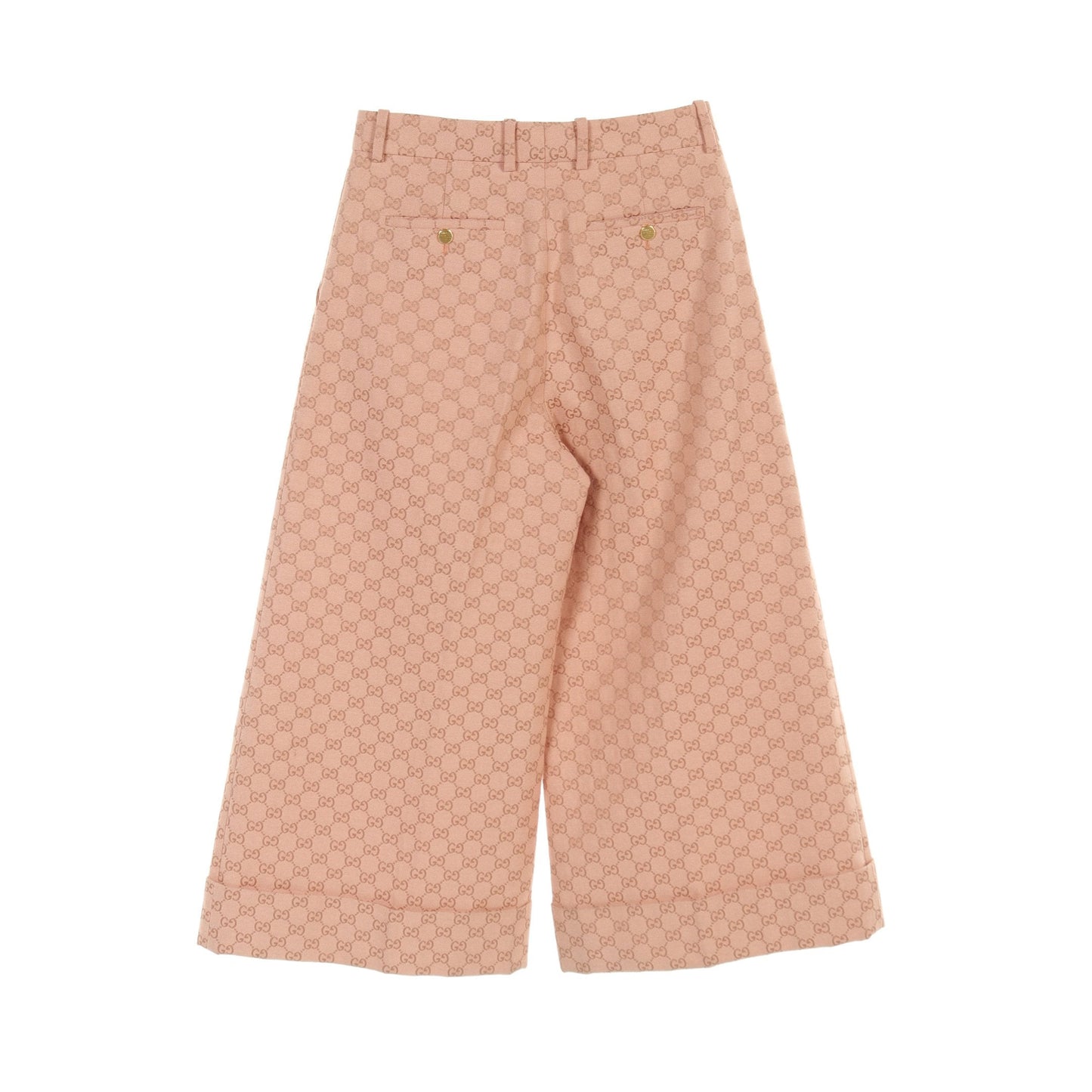 Luxury Gucci Trending 2025 GG pattern Wide pants Cotton Pink