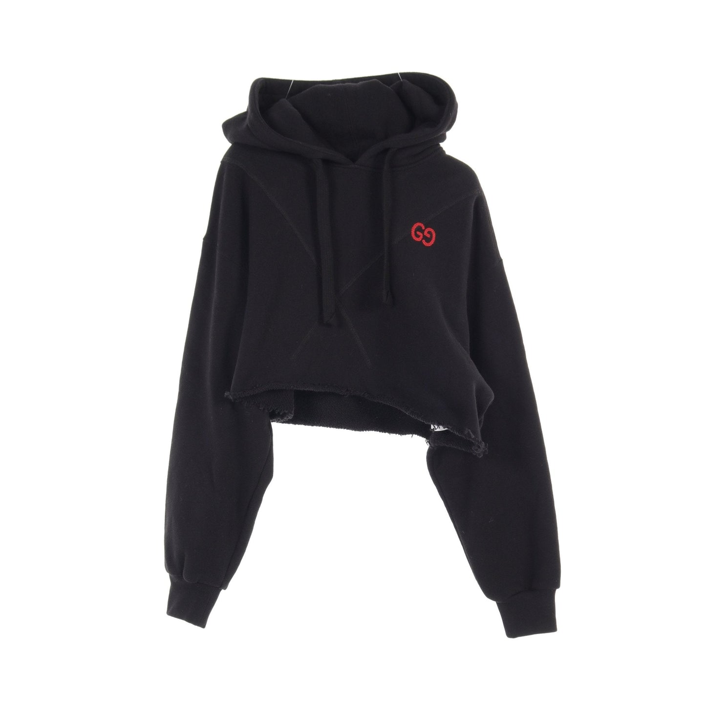 Luxury Gucci Trending 2025 Cropped Pullover hoodie Cotton Black Blue