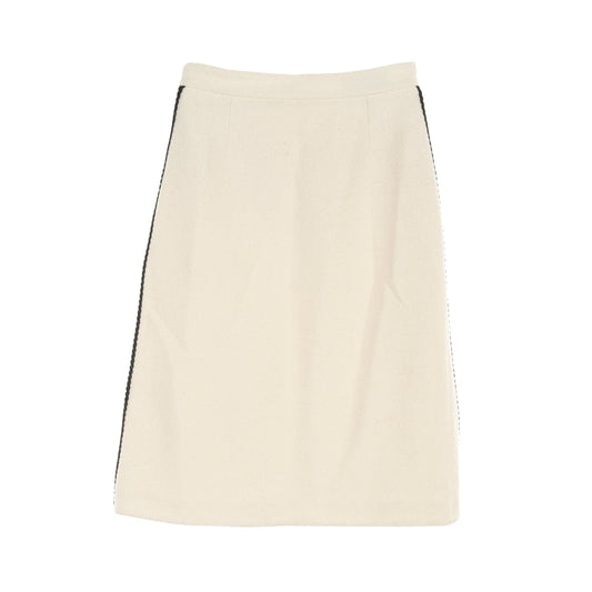 Luxury Gucci Trending 2025 Interlocking G Skirt Wool Nylon Off white Black