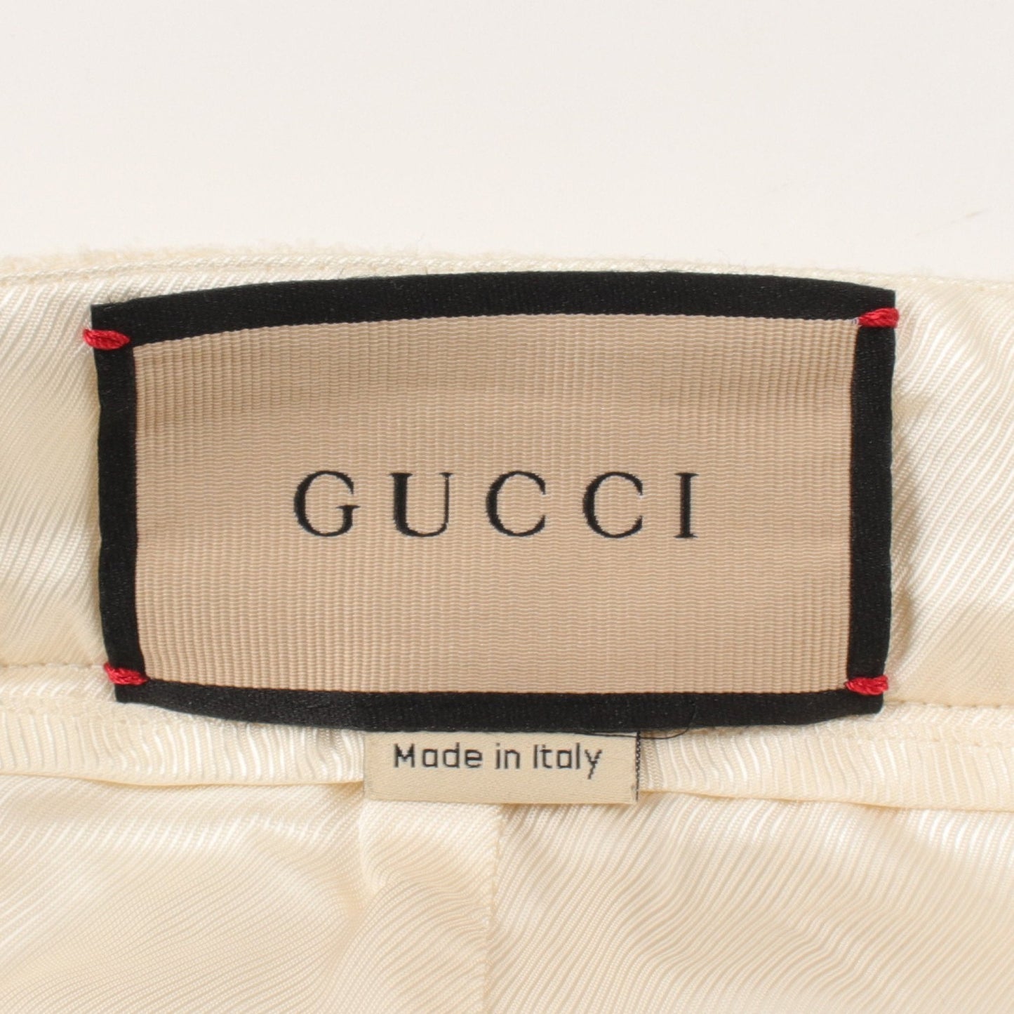 Luxury Gucci Trending 2025 Interlocking G Skirt Wool Nylon Off white Black