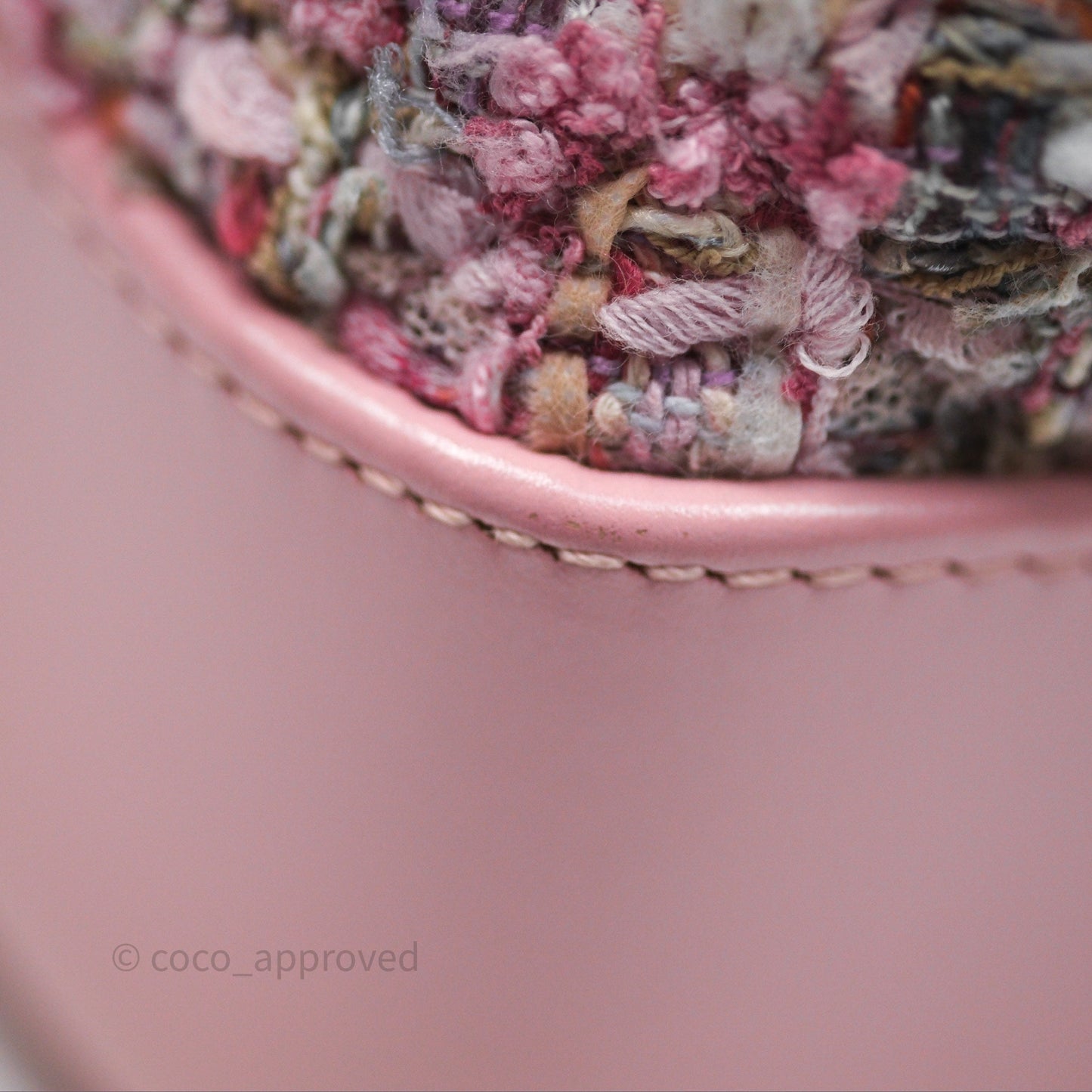 Chanel Gabrielle Small Backpack Pink Tweed Aged Calfskin
