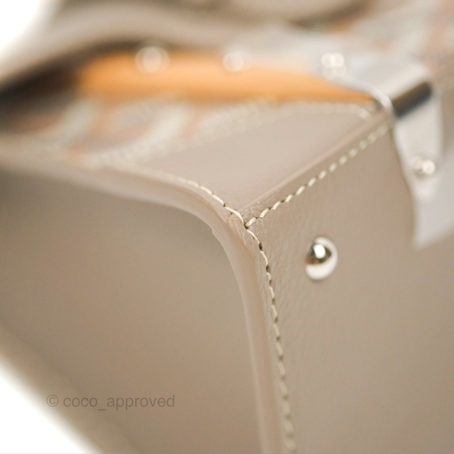 Goyard Saïgon Structuré Nano Bag Grege Silver Hardware
