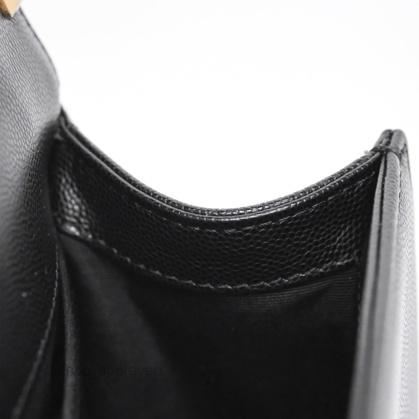 Chanel Medium Boy Quilted Black Caviar Aged Gold Hardware